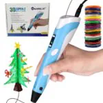 Caneta 3D Infantil LCD com Filamento PLA/ABS 1.75mm para Desenhos 3D Criativos