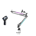 Suporte Braço Articulado Microfone Celular Rgb para Mesa